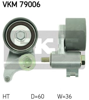 Ролик натяжителя ременя газорозподілу VKM79006 SKF