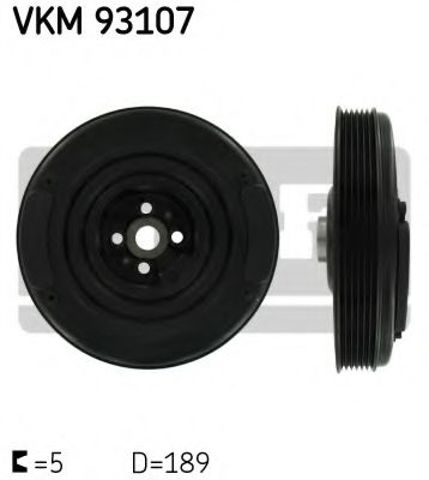 Шків колінчастого вала VKM93107 SKF