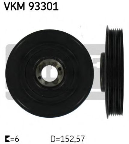 Шків колінвала VKM93301 SKF