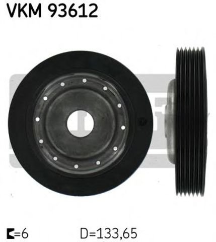 Шків колінвала VKM93612 SKF