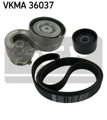 Роликовий модуль натягувача ременя (ролик, ремінь) VKMA36037