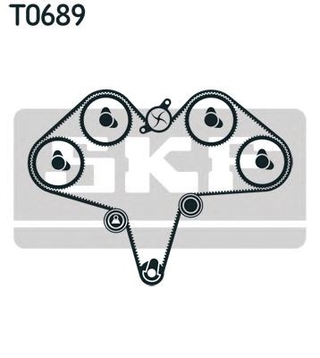 Ремни ГРМ VKMA95973 SKF