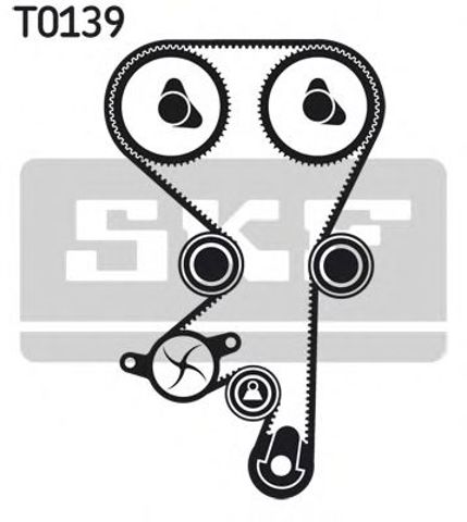 Ремни ГРМ VKMC051502 SKF
