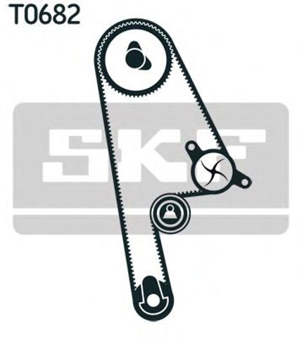 Ремкомплект ГРМ VKMC93616 SKF