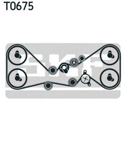 Ремкомплект ГРМ VKMC981154 SKF