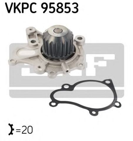 Помпа охолодження VKPC95853 SKF