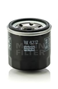 W67/2   (mann) фільтр масла W672