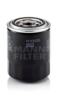 Mann-filter фільтр масляний hyundai/kia 2.5/2.9d 01- W93026
