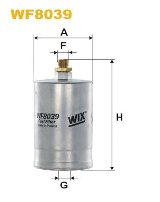 Фільтр паливний бензиновий, можливий самовивіз WF8039