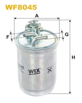 Фільтр паливний vw caddy 1.9 tdi (спецвикуп) WF8045