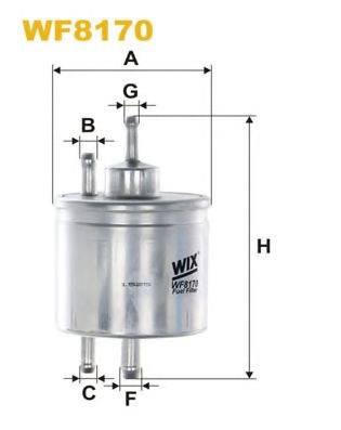 Фільтр палива WF8170 WIX