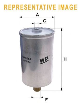 Фільтр паливний (vaz) lada samara 1,3i-1,7i 9 WF8182