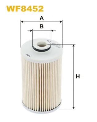 Mahle фільтр паливний honda civic/cr-v 2.2i/2.2ctdi 05- WF8452