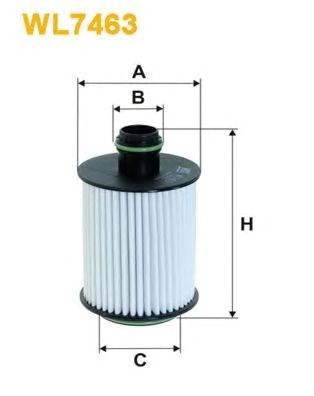 Фільтр масляний двигуна opel insignia 2.0cdti wl7463 (вир-во wix-filters) WL7463