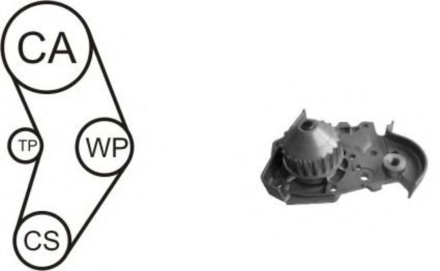 Комплект ГРМ WPK157801 AIRTEX