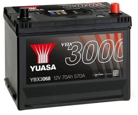 Акумулятор 68ah-12v energizer plus (261х175х220) ren550 азія YBX3068