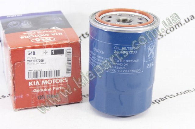 Фільтр масляний 2631027200 HYUNDAI