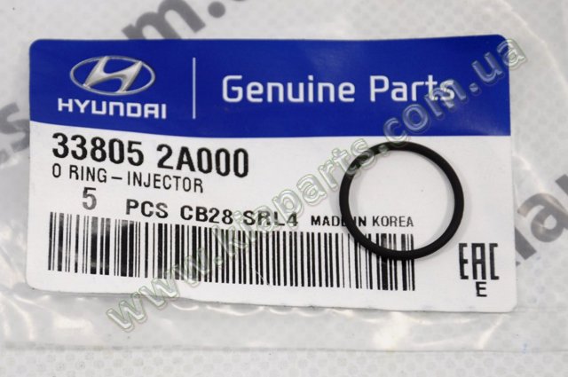 Кільце форсунки інжектора, посадочне 338052A000 HYUNDAI