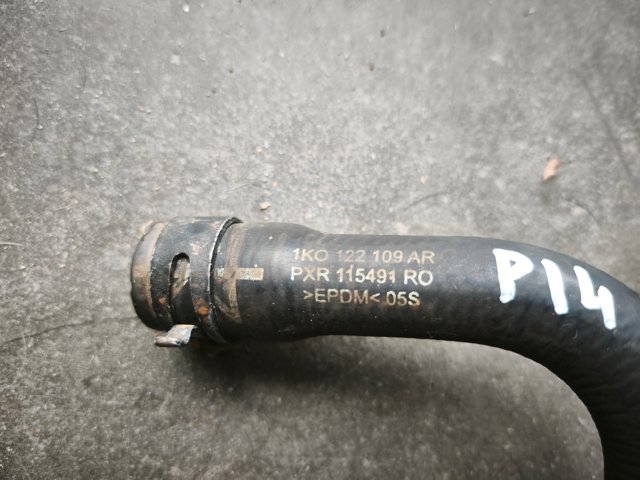 Шланг розширювального бачка, нижній 1K0122109AR VAG