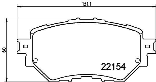Гальмівні колодки QP0462 QUARO