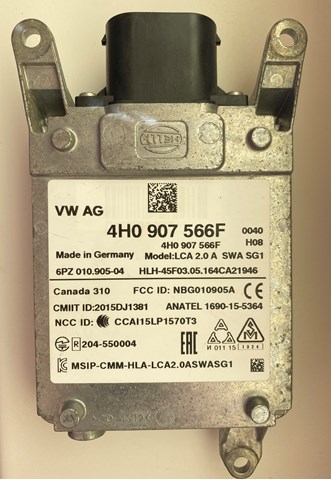 Датчик контролю мертвої зони, задній 4H0907566F VAG