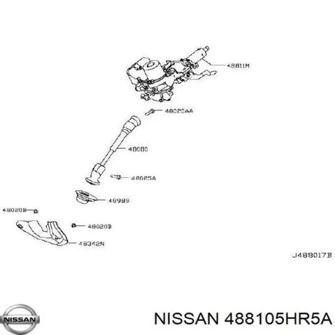 Колонка рульового управління 488105HR5A NISSAN