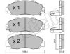 Колодки гальмівні передні, дискові 2202980 METELLI