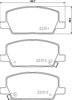 Колодки гальмівні передні, дискові 8DB355040001 HELLA