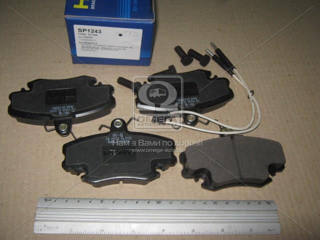 Колодки гальмівні передні, дискові SP1243 SANGSIN