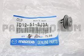 Кліпса (пістон) кріплення молдинга двері TD1251SJ3A MAZDA