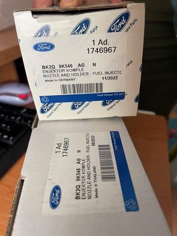 Форсунка дизельна в зборі, розпилювач + тримач BK2Q9K546AE FORD