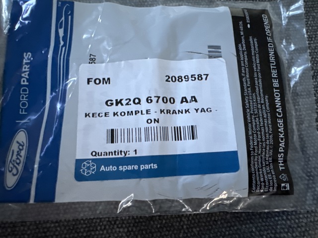 Сальник коленвала передній GK2Q6700AA FORD