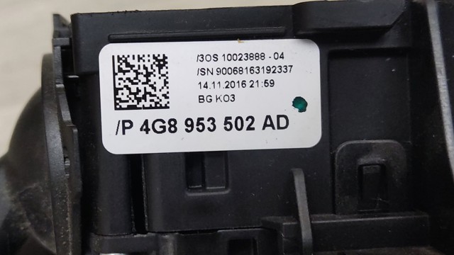 Перемикач підрульовий, в зборі 4G8953502AD VAG