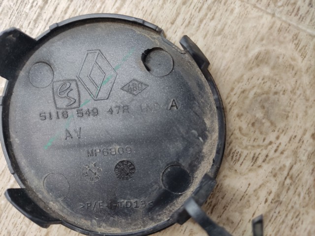 Заглушка бампера буксирувального гака, передня 511654947R RENAULT