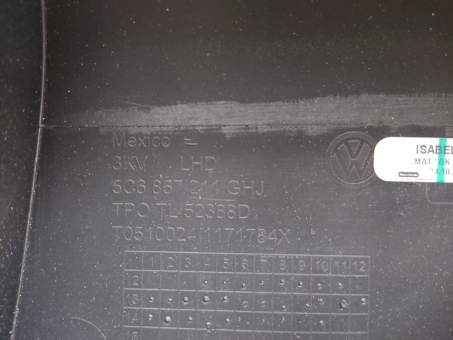 Картка задніх правих дверей 5C6867211A VAG