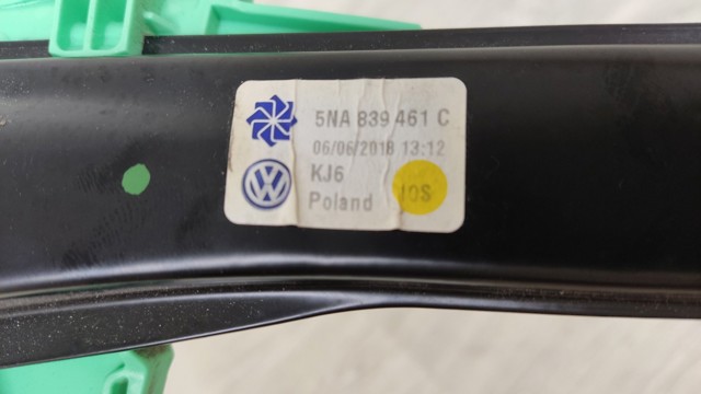 Механізм стеклопод'емника двері задньої, лівої 5NA839461C VAG