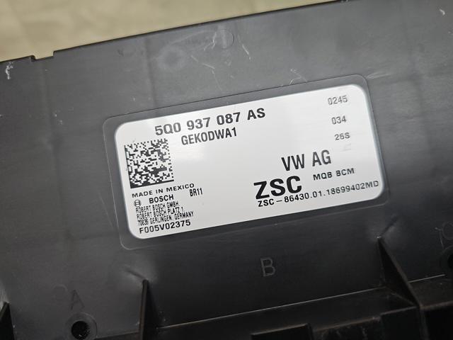 Блок комфорту 5Q0937087AS VAG