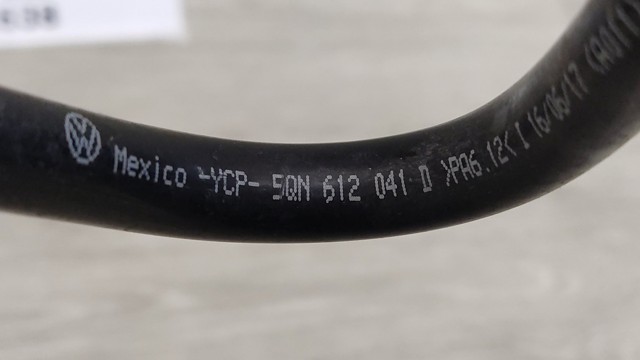 Трубопроводи підсилювача вакуумного 5QN612041D VAG
