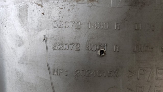 Накладка бампера переднього 620721430R RENAULT