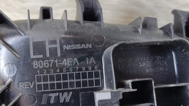 Ручка дверей лівих, внутрішня, перед/зад 806714EA1A NISSAN