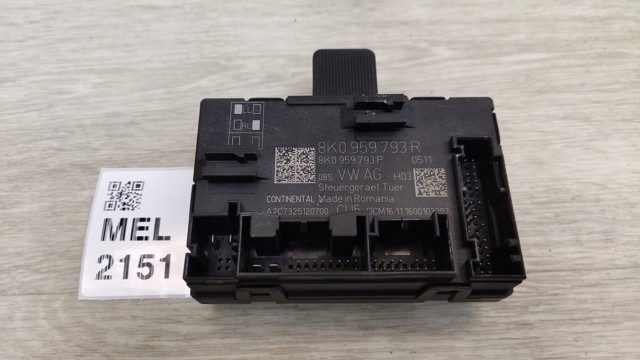 Блок комфорту передніх дверей 8K0959793R VAG