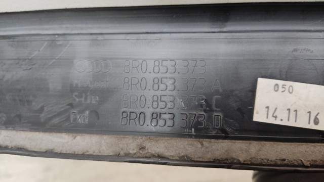 Облицювання порогу внутрішня, передня ліва 8R0853373A01C VAG
