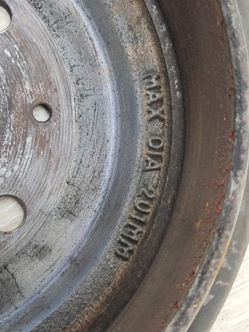 Барабан гальмівний задній 96386901 GM
