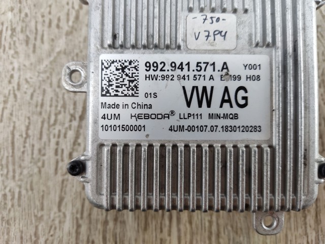 Блок розпалювання, ксенон 992941571A VAG