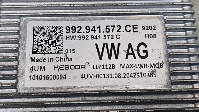 Блок розпалювання, ксенон 992941572CE VAG