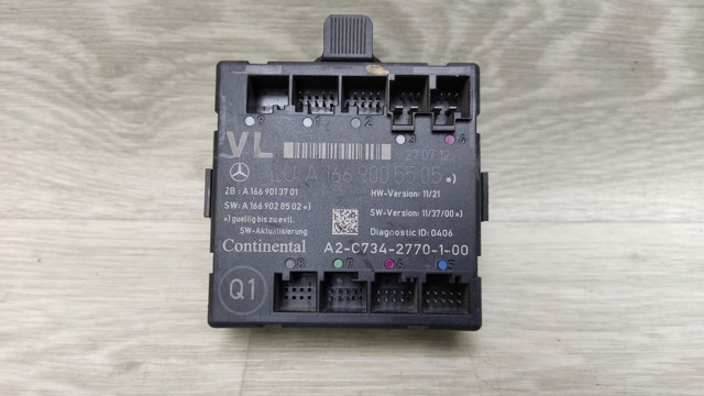 Блок комфорту передніх дверей A1669005505 MERCEDES