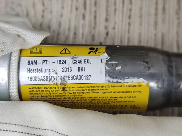 Подушка безпеки, шторка бічна, ліва, AIRBAG BM5114K158CA FORD