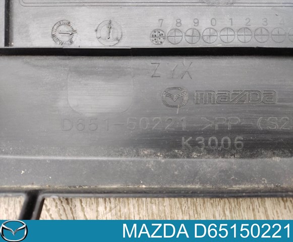 Mazda 2 ii 2007-2014 рік задний бампер без pdc d651-50221 D65150221