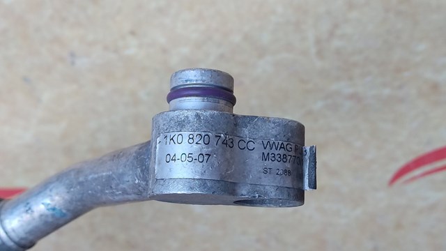 Шланг кондиціонера, від осушувача до компресора 1K0820743CC VAG