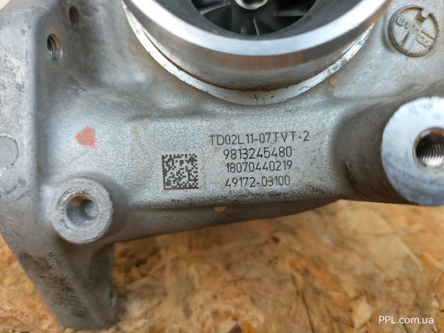 Турбонаддув 9813245480 PEUGEOT